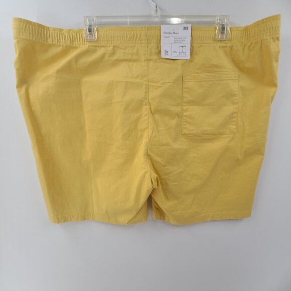 NWT Goodfellow & Co Everyday Shorts 7' inseam elasticwaist Yellow Men's Size XXL - Picture 4 of 7